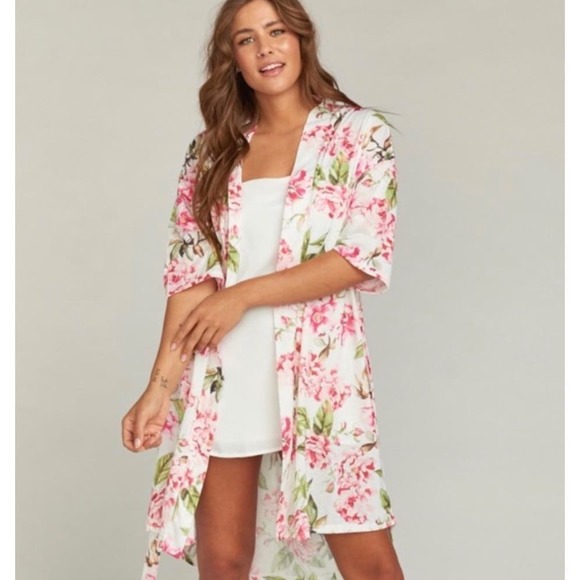 Show Me Your Mumu Brie Garden of Blooms Floral Robe - One Size - Picture 5 of 10